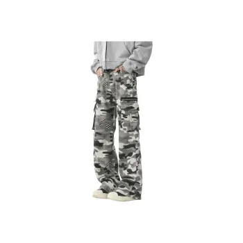 TBSM Cargo Pants Unisex Snow Camouflage