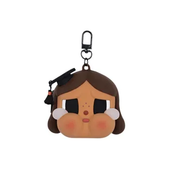 POP MART CRYBABY Silicone Earphone Case Unisex Brown