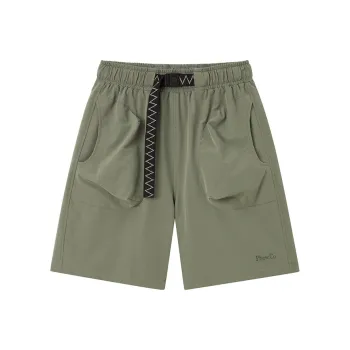 Phew Casual Shorts Unisex Army Green