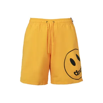 Drew House Smiley Collection Casual Shorts Unisex Gold
