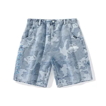 LAMLICKA Loose Fit Shorts Unisex Blue