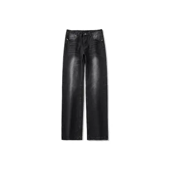 YooMore Jeans Unisex Black Gray Color