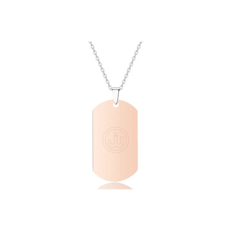 JEANSWEST Titanium Steel Necklaces Unisex-4