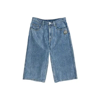 TCH Denim Shorts Unisex Denim Blue