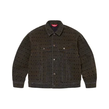 Supreme Flocked Denim Trucker Jacket
