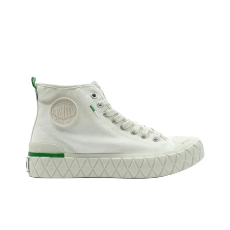 Palladium PALLA ACE CHUKKA Anti Slip Wear Resistant Mid Top Casual Shoes Unisex White-1