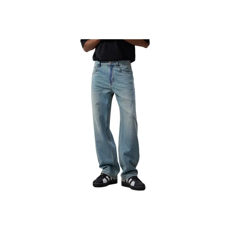 SONGS ALONG Jeans Unisex Light Blue-0