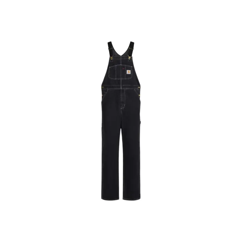 Carhartt WIP Logo patch Straight leg Dungarees-0