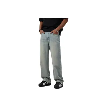 SONGS ALONG Jeans Unisex Nostalgic Light Blue