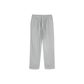 Massimo Alba Linen Chambray Tapered Trousers
