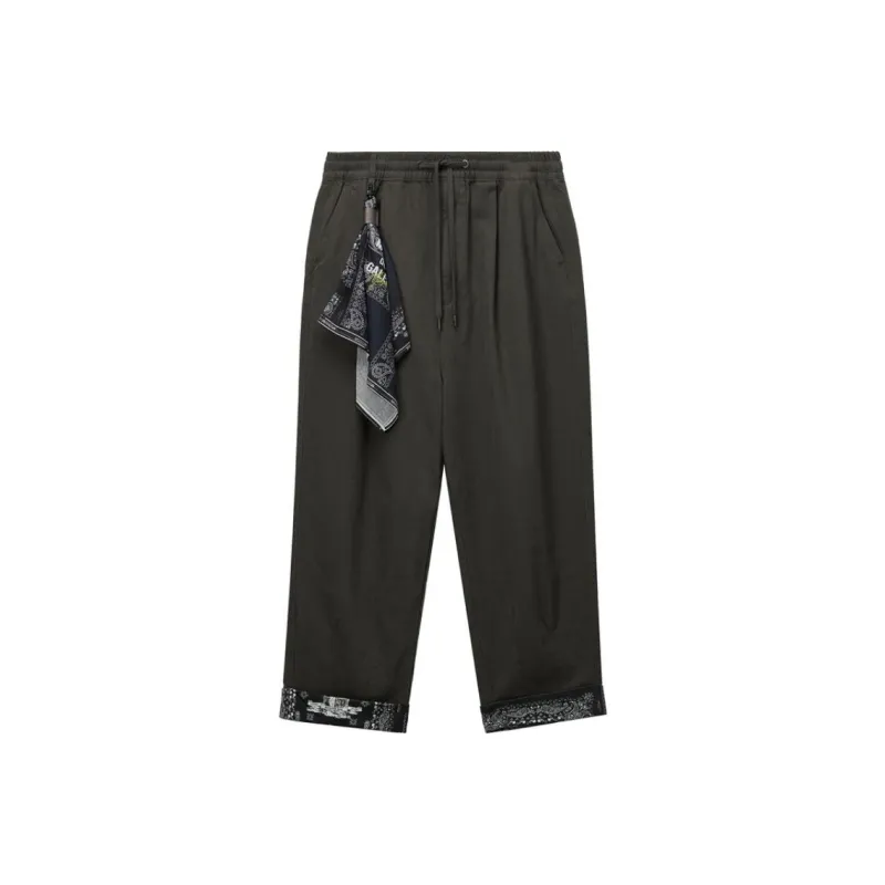MUSIUM DIV Drawstring Straight-leg Trousers-0