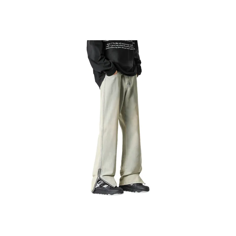FASTFISH Jeans Unisex Yellow Mud-0