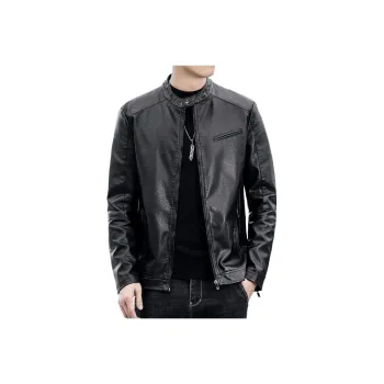 PIERRE CARDIN Leather Jacket Men's