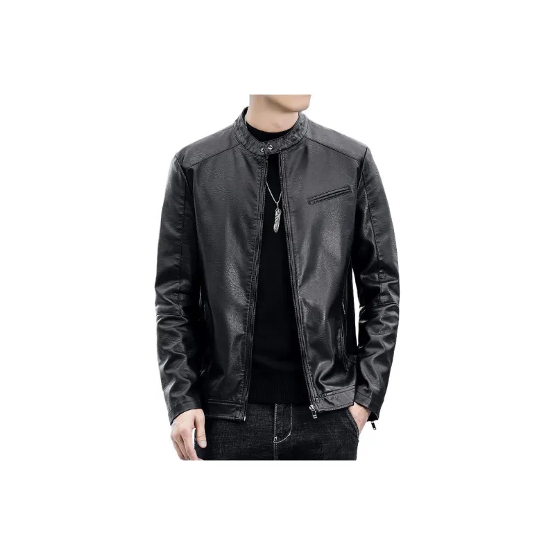 PIERRE CARDIN Leather Jacket Men's-0