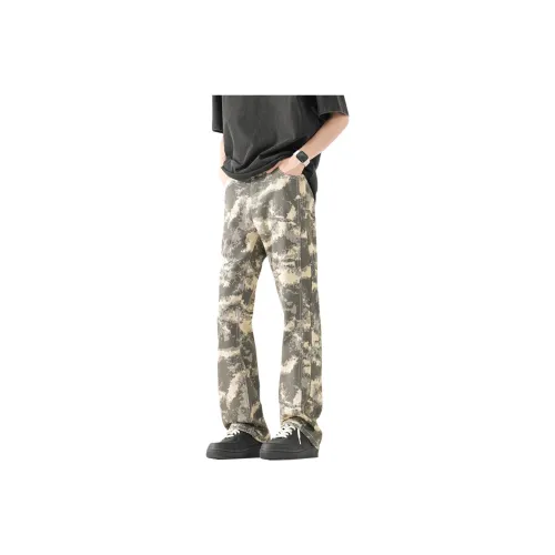 PANDA ADEVIL Jeans Unisex Desert Camouflage
