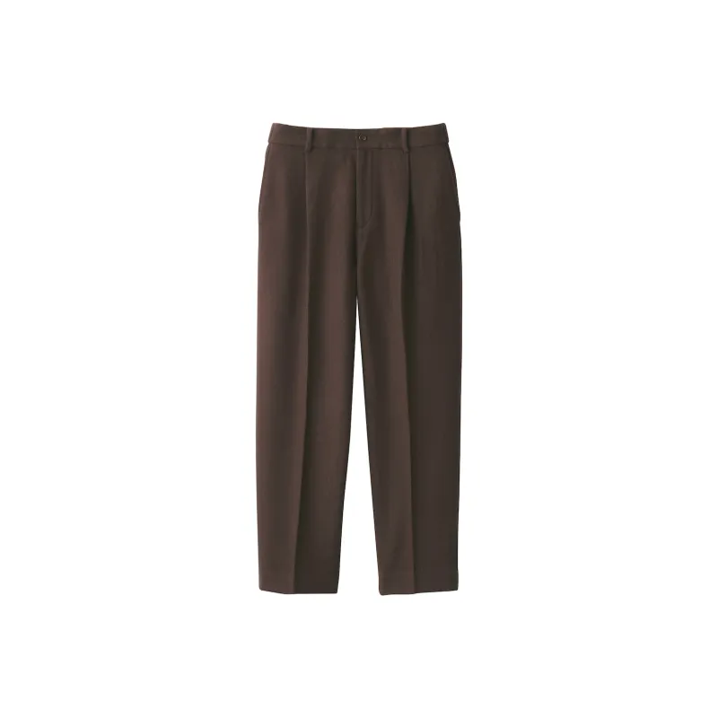 MUJI LABO Series Suit Trouser Men's Dark Brown-0