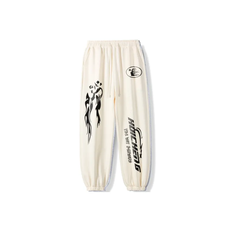 HCHUICHENG Casual Pants Unisex Black-6