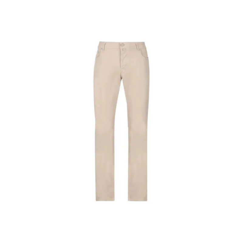 JACOB COHEN Bard Logo Patch Mid Rise Jeans-0