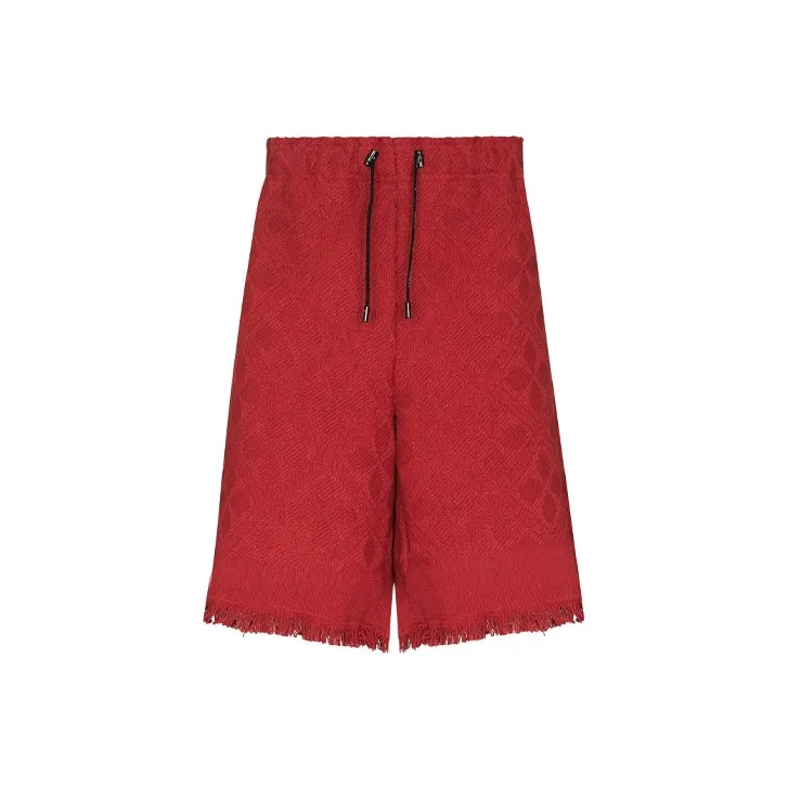 Marine Serre Casual Shorts Men Red-0