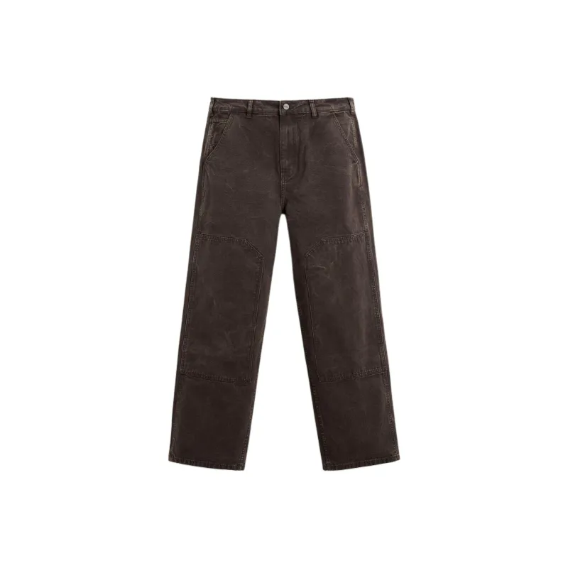 ZARA Casual Pants Men's Dark Brown-0