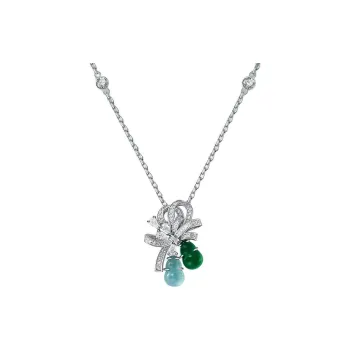CIGA LONG High Ice Jade Jadeite Necklaces Women's