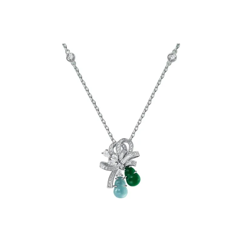 CIGA LONG High Ice Jade Jadeite Necklaces Women's-0