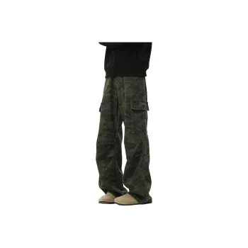 NEVER RULE Cargo Pants Unisex Green