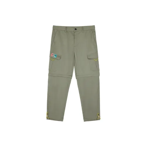 Cabbeen Casual Pants Men's Waterweed Green