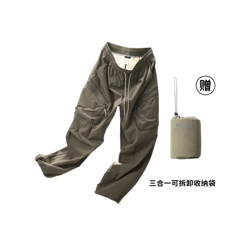 GNOMESHGH Casual Pants Unisex Cloud Gray-4