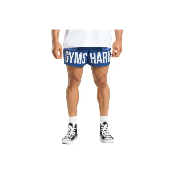GYMSHARK BRANDMARK MESH 5' SHORTS Casual Shorts Men's Blue
