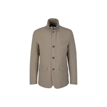 HERNO High Neck Buttoned Padded Jacket