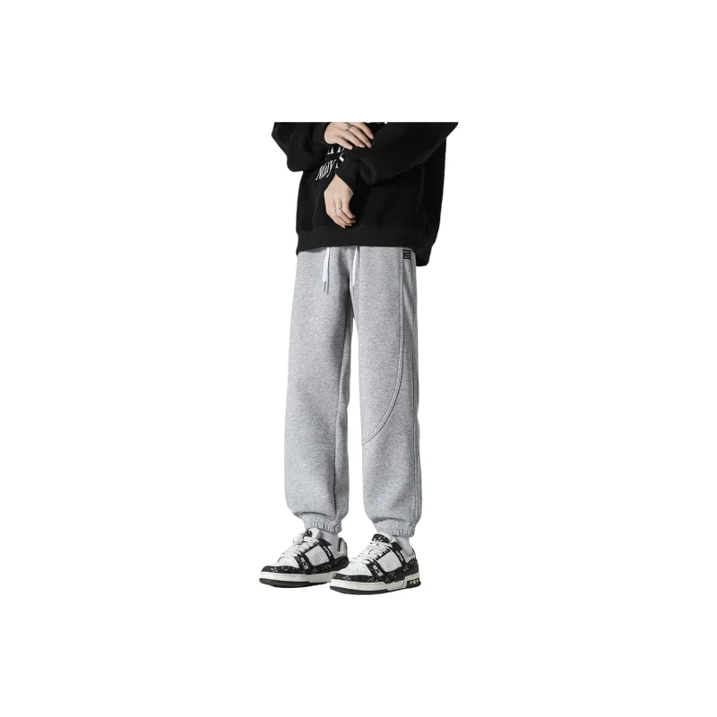 FASTFISH Casual Pants Unisex Light Gray-0
