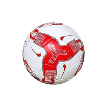 FEIERDUN Size 5 Soccer PU Machine Stitched Soccer Ball Unisex Red