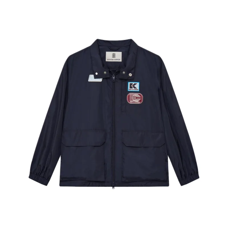 KENT&CURWEN SS25 Trench Coat Unisex Navy Blue-0