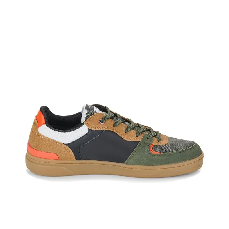 Pepe Jeans Kore Skate Low Top Skateboard Shoes Men's Green Brown-1