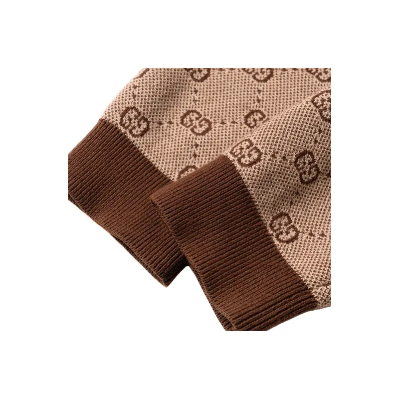 GUCCI Kids Gg Zip Front Cardigan-2