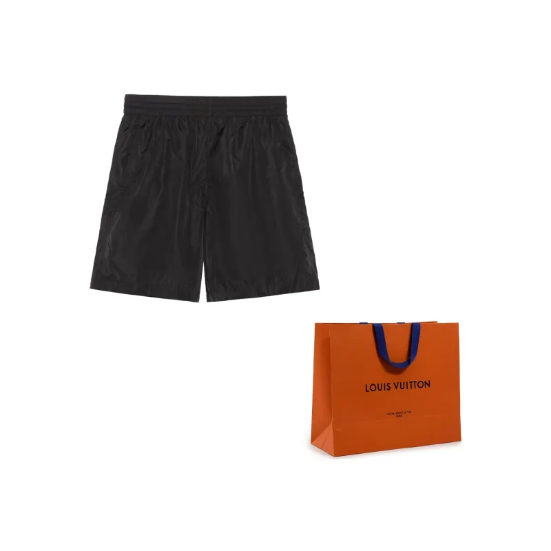 LOUIS VUITTON Casual Shorts Men's Black-6