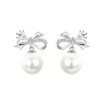 Disney S925 Silver Stud Earrings Women's