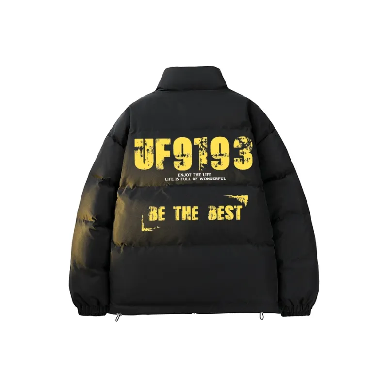 UF9193 Puffer Jacket Unisex Black-1