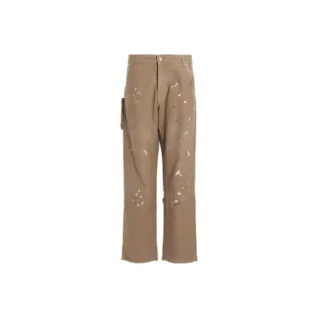 DARKPARK Paint splatter Patch Pocket Jeans