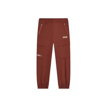 FILA Casual Pants Men's Reddish Brown