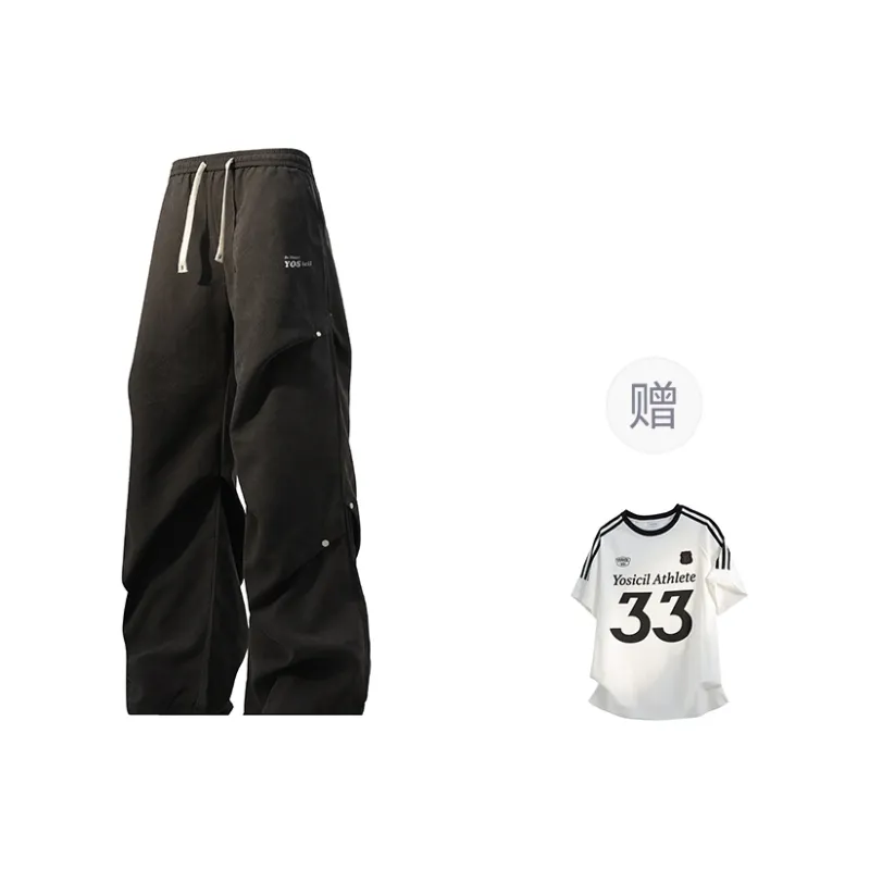 YOSICIL Cargo Pants Unisex Tea Brown-8