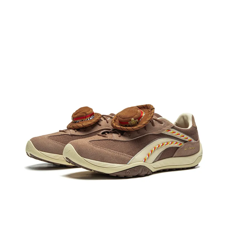 Disney x LiNing Heartflow Wear resistant And Lightweight Casual Shoes Unisex Dark Brown-2