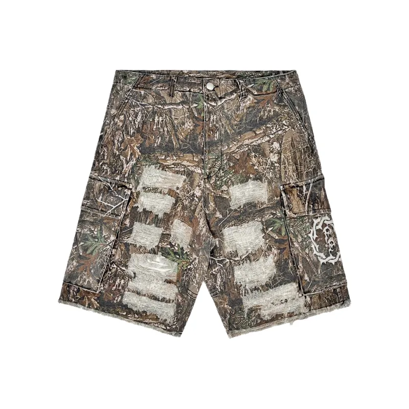 False Perception Cargo Shorts Unisex-0