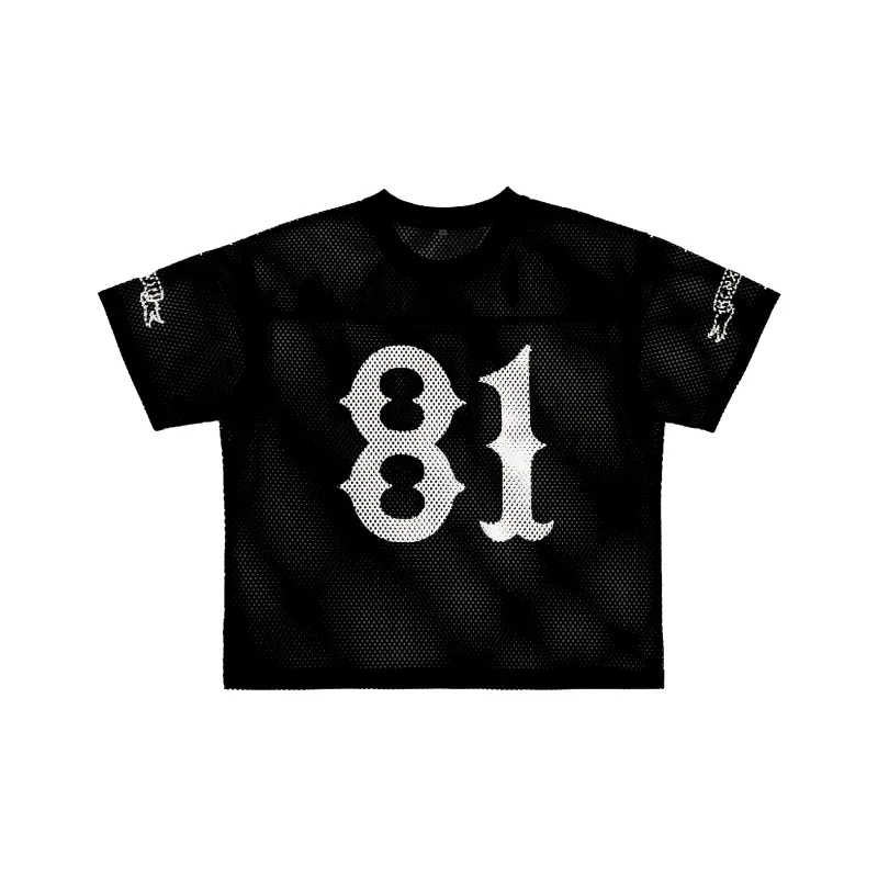 RESERFF Short Sleeved T Shirt Summer American Hip Hop Street Style Top Men's Black-0