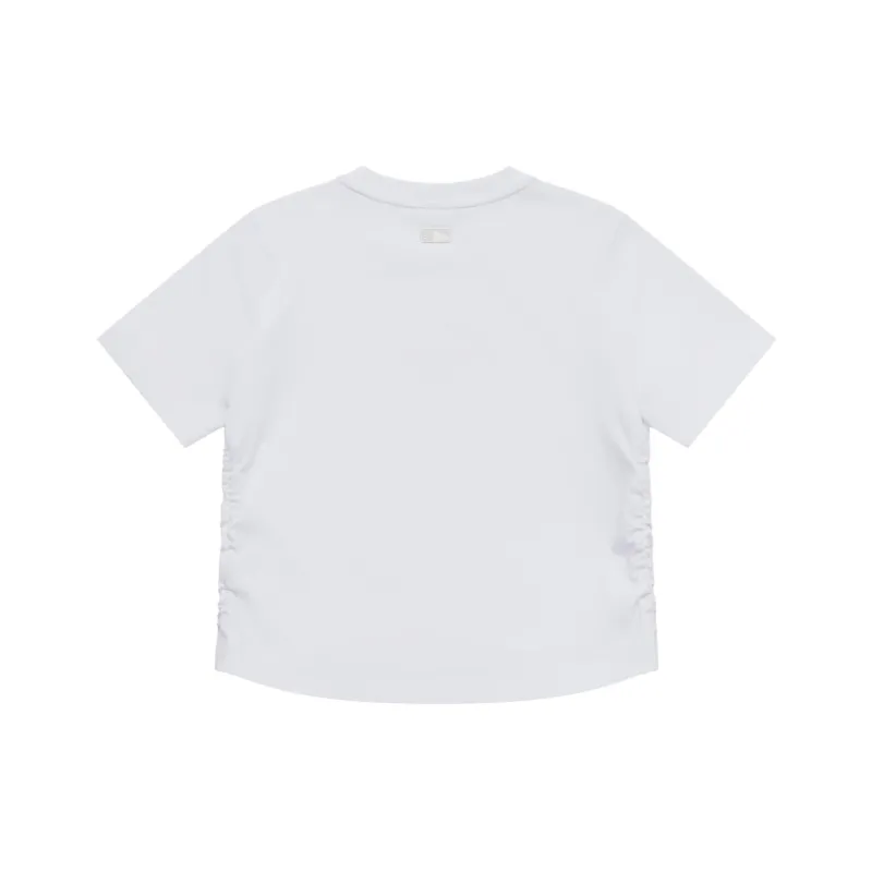 MLB Heart New York Yankees T Shirt Women's Ecru-1