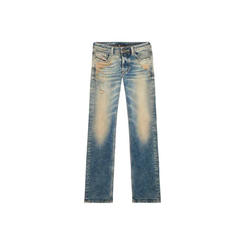 DIESEL 1985 Larkee Distressed Straight Jeans