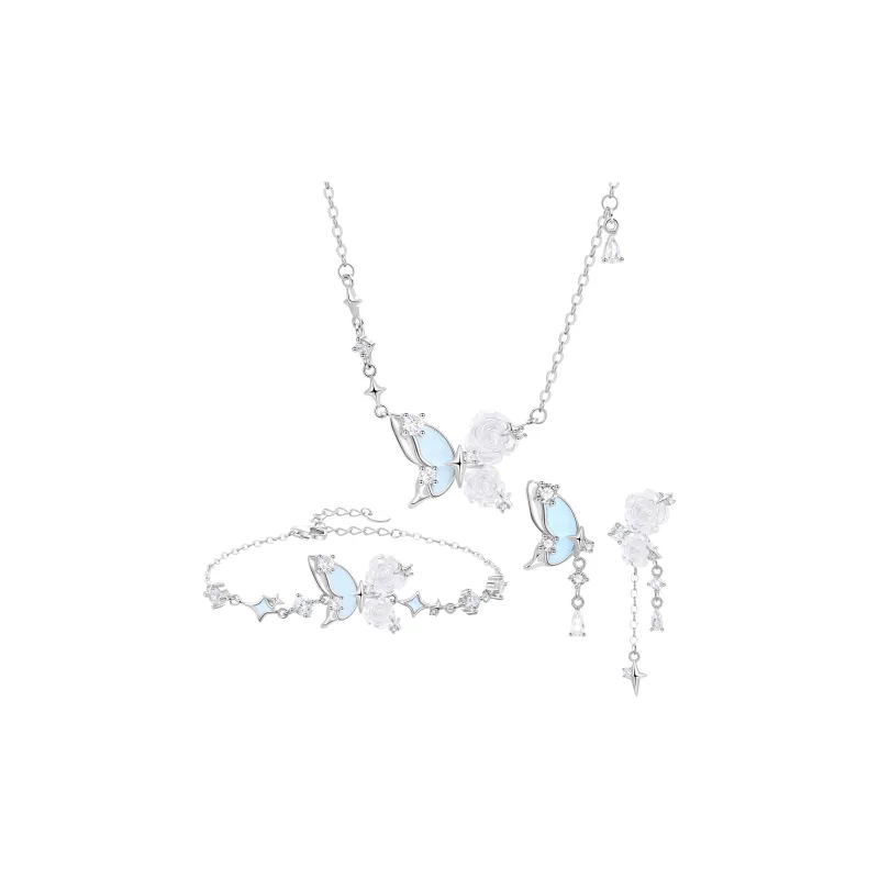 Lao Feng Xiang S925 Silver Necklaces Women's-7