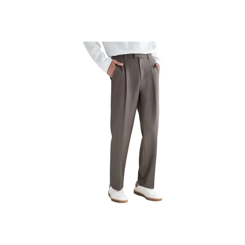 A.B.X Seasonal Wide Leg Opening Stackable Spring And Fall Casual Pants Men's-2