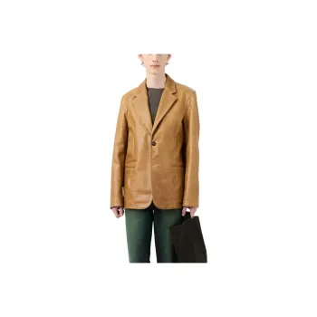 OUR LEGACY SS25 Leather Jacket Men's Caramel
